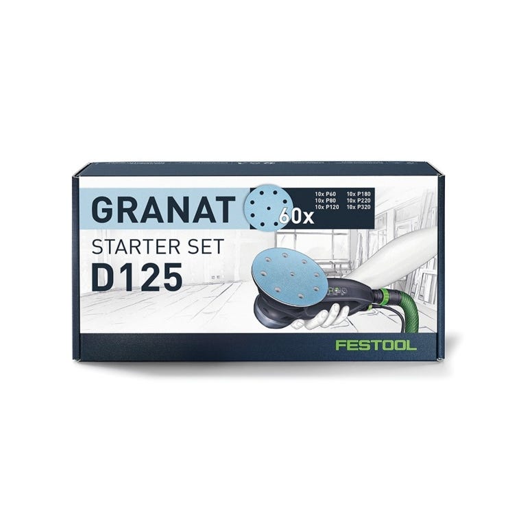 Festool Granat Sanding Disc Assortment 5'' D125 GR-Set (578668) - full pic 