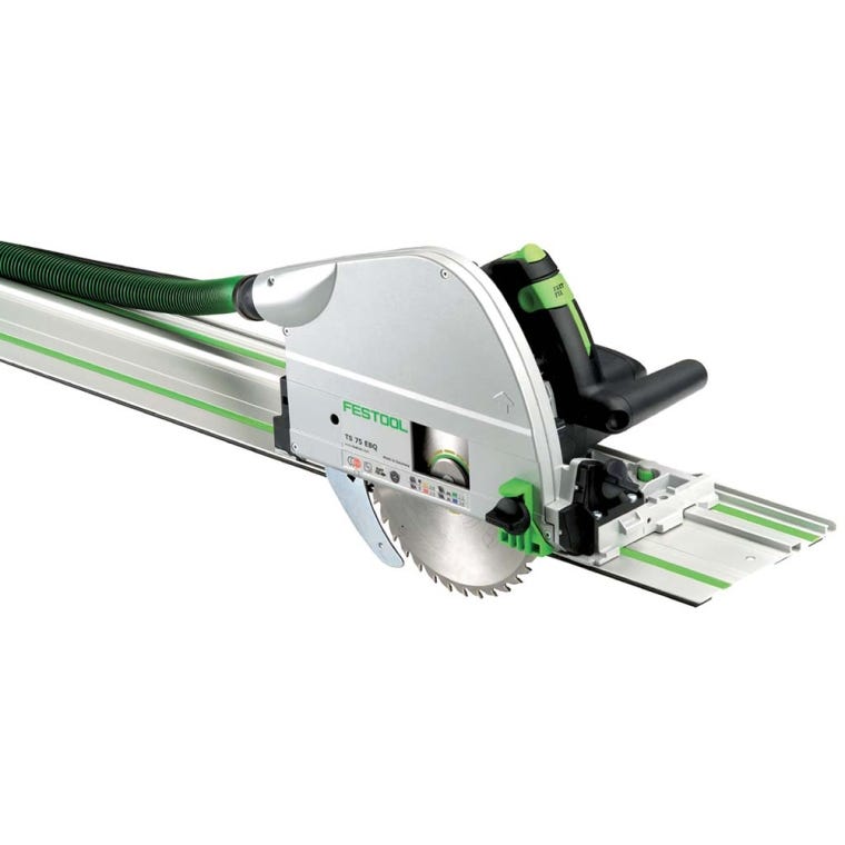Festool TS 75 EQ Plunge Cut Track Saw with 75'' Guide Rail (576119) - full pic 