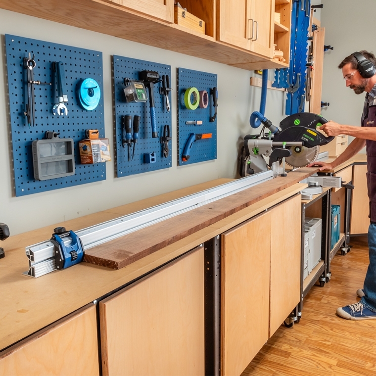 Extension Rail Kit for Rockler Miter Saw Fence System, 36''L - full pic 