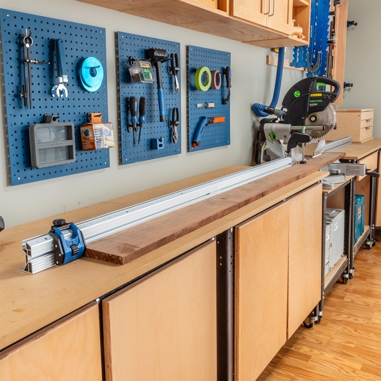 Extension Rail Kit for Rockler Miter Saw Fence System, 36''L - full pic 
