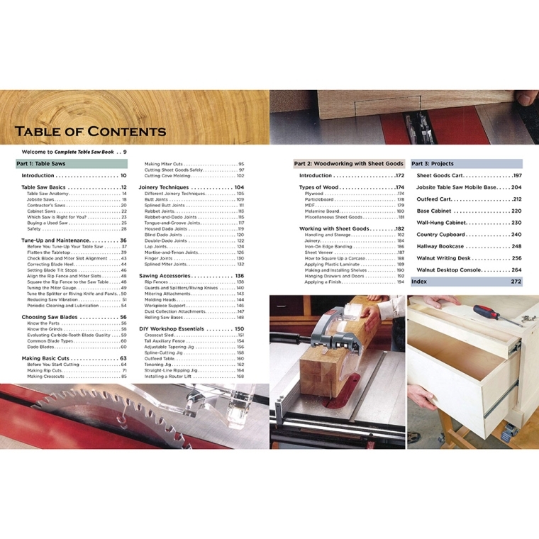 Complete Table Saw Book, Revised Edition, Paperback Book - full pic 