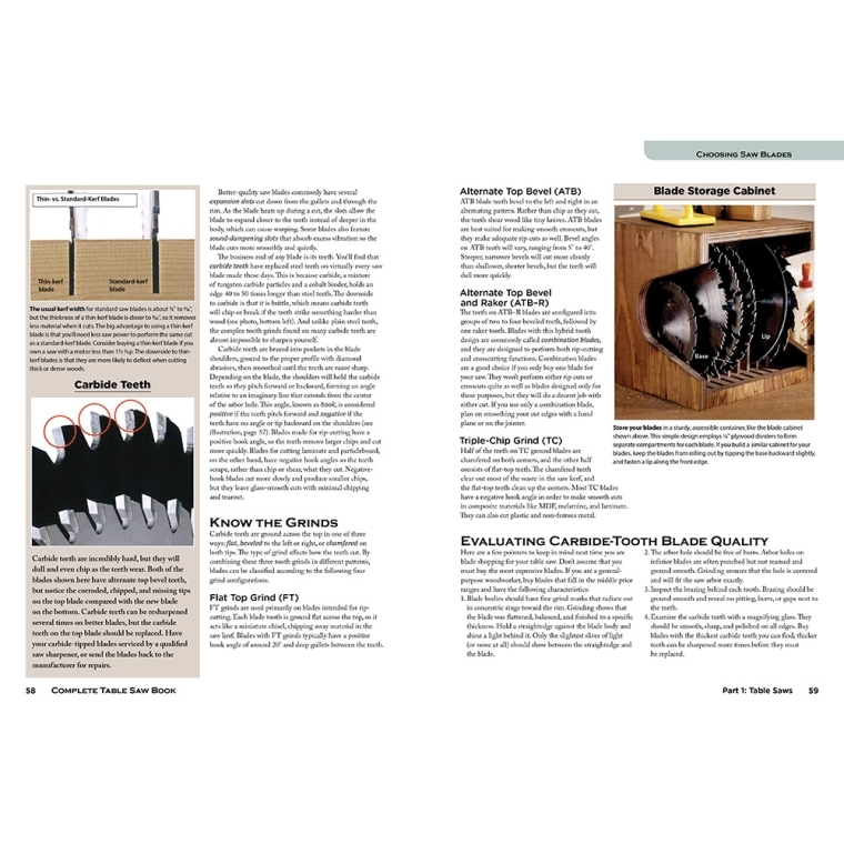 Complete Table Saw Book, Revised Edition, Paperback Book - full pic 