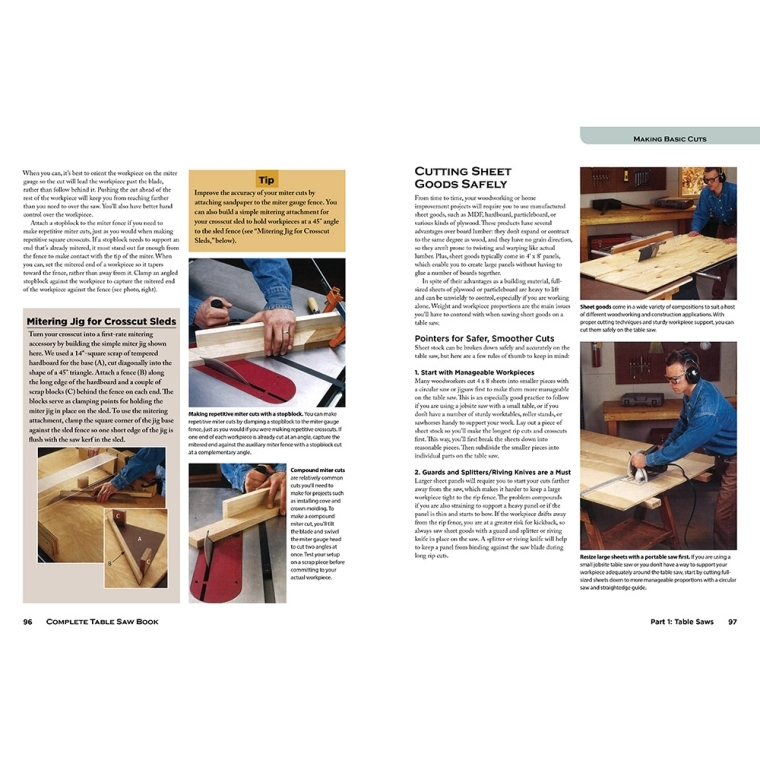 Complete Table Saw Book, Revised Edition, Paperback Book - full pic 