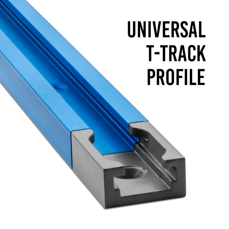 Rockler T-Track Drop-In In-Line Inserts, 4-Pack - full pic 