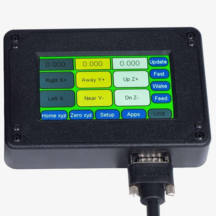 Shark CNC SD100/SD101 LCD Color Touch Screen Pendant Upgrade Kit - full pic 