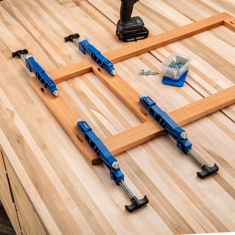 Rockler Quick-Release Pock-It Hole Clamp - full pic 