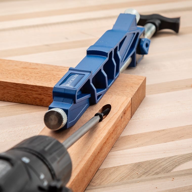 Rockler Quick-Release Pock-It Hole Clamp - full pic 