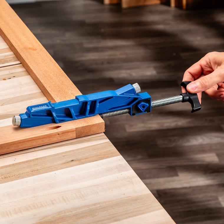 Rockler Quick-Release Pock-It Hole Clamp - full pic 