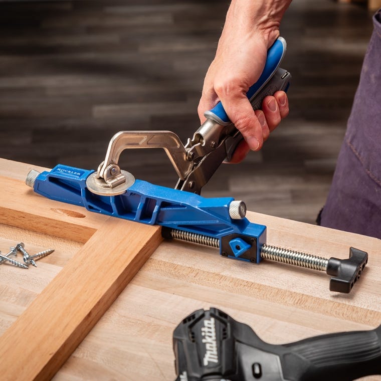 Rockler Quick-Release Pock-It Hole Clamp - full pic 