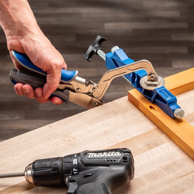 Rockler Quick-Release Pock-It Hole Clamp - full pic 