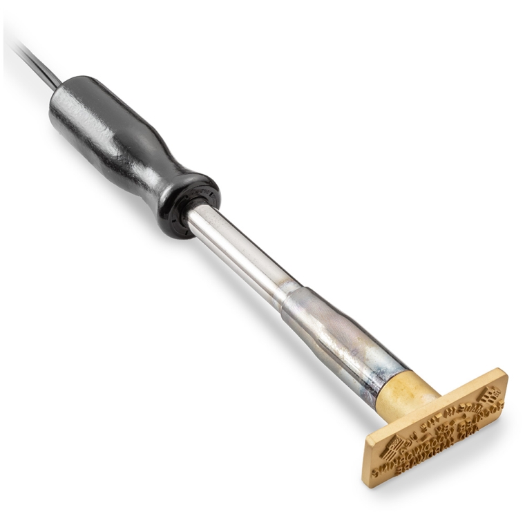 Three-Line Arc with Tools Branding Iron, Electric Handle - full pic 