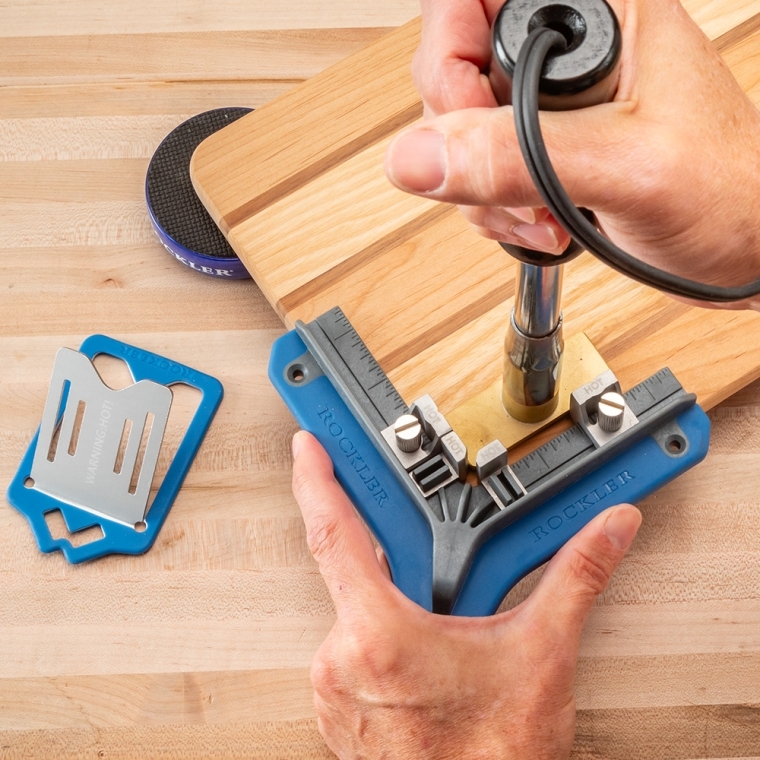Three-Line Arc with Tools Branding Iron, Electric Handle - full pic 