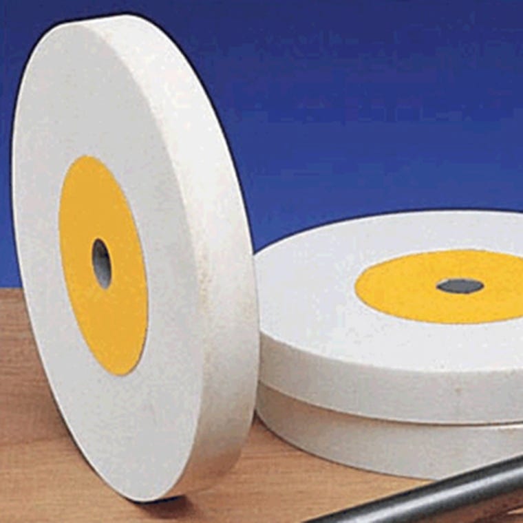 Norton White Aluminum Oxide Grinding Wheels-6" Grinding Wheels - full pic 