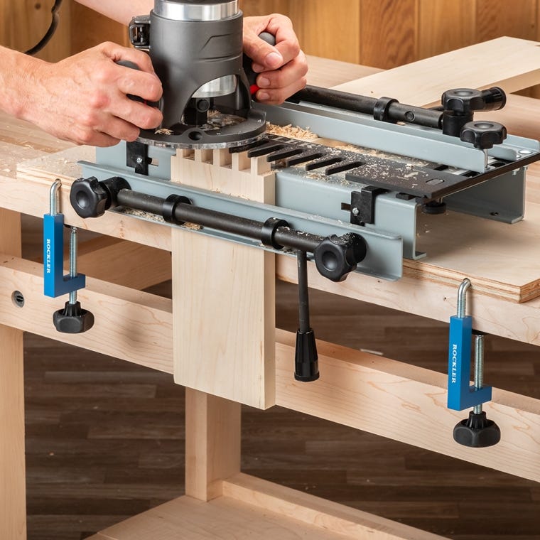 Rockler Universal Fence Clamps, Pair - full pic 