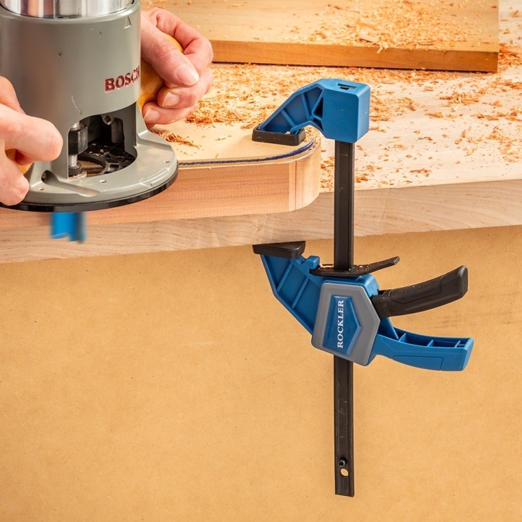 Rockler Medium-Duty One-Handed Bar Clamps - full pic 