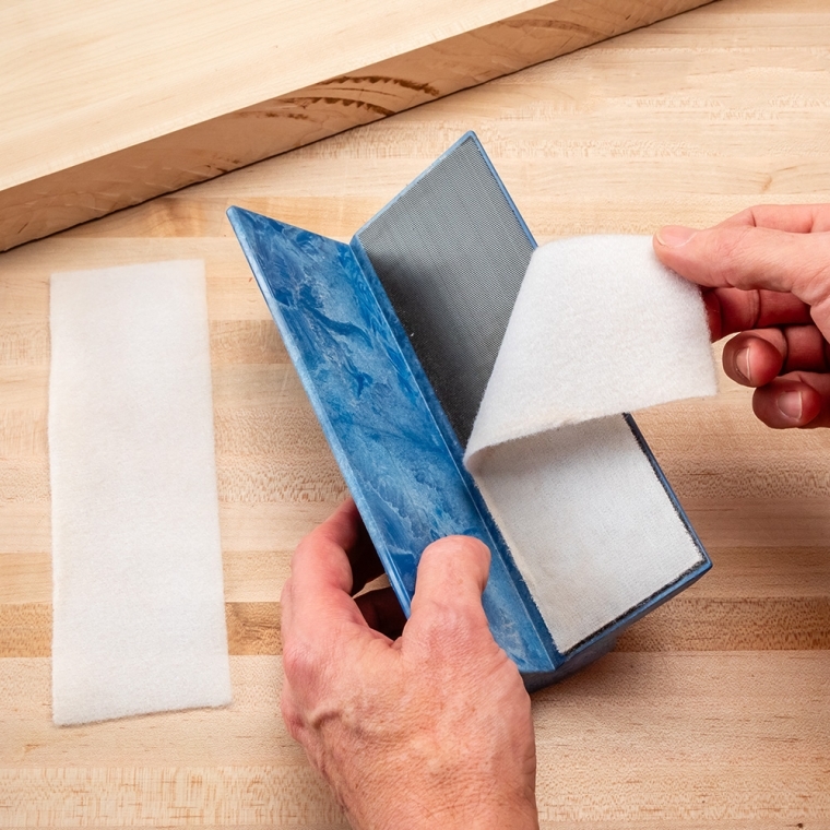 Rockler Low-Friction Nylon Pads for PSA 90&deg; Edge Sanding Block, 3-Pack - full pic 