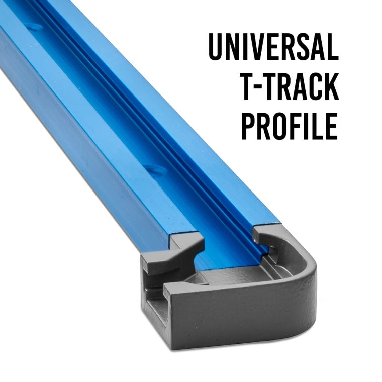 Rockler T-Track Drop-In 90&deg; Corners, 4-Pack - full pic 