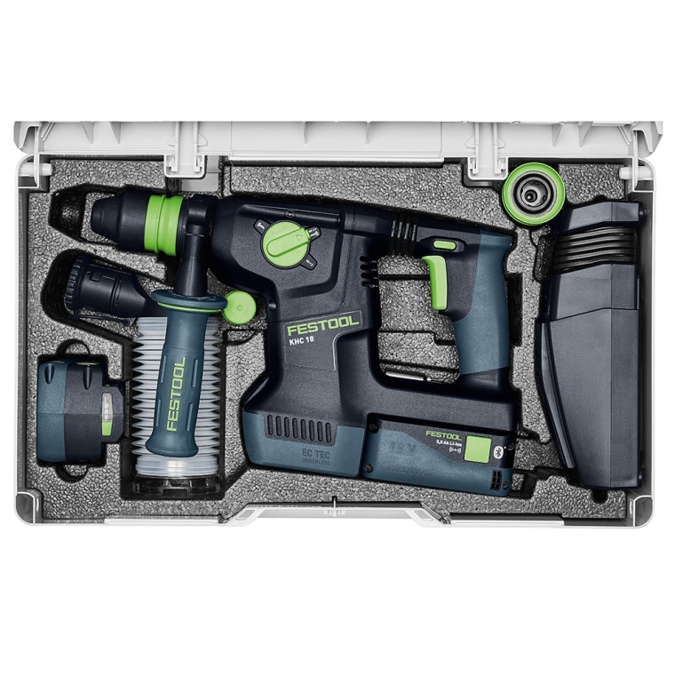 Festool Cordless Rotary Hammer Drill KHC 18 EB-Basic (577450) - full pic 