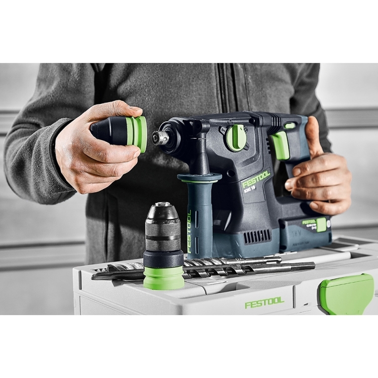 Festool Cordless Rotary Hammer Drill KHC 18 EB-Basic (577450) - full pic 
