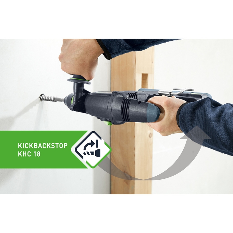 Festool Cordless Rotary Hammer Drill KHC 18 EB-Basic (577450) - full pic 