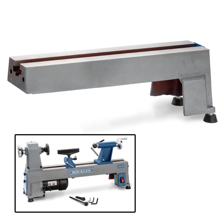 Bed Extension for Rockler 10-18 Mini Lathe - full pic 