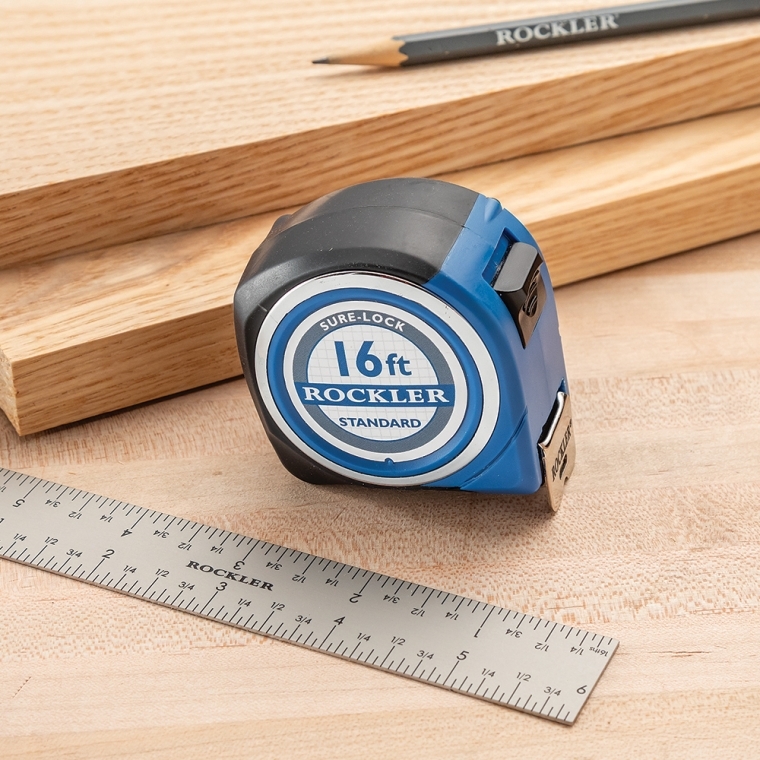 Rockler Sure-Lock Tape Measure, 16' Standard - full pic 