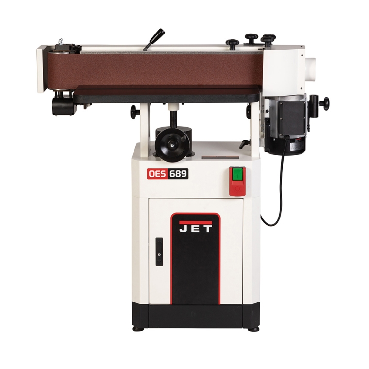Jet Black Oscillating Belt Edge Sander OES-689-BLK, 6'' x 89'' Belt, 1.75HP, 1PH, 115/230V - full pic 