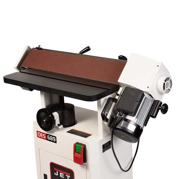 Jet Black Oscillating Belt Edge Sander OES-689-BLK, 6'' x 89'' Belt, 1.75HP, 1PH, 115/230V - full pic 