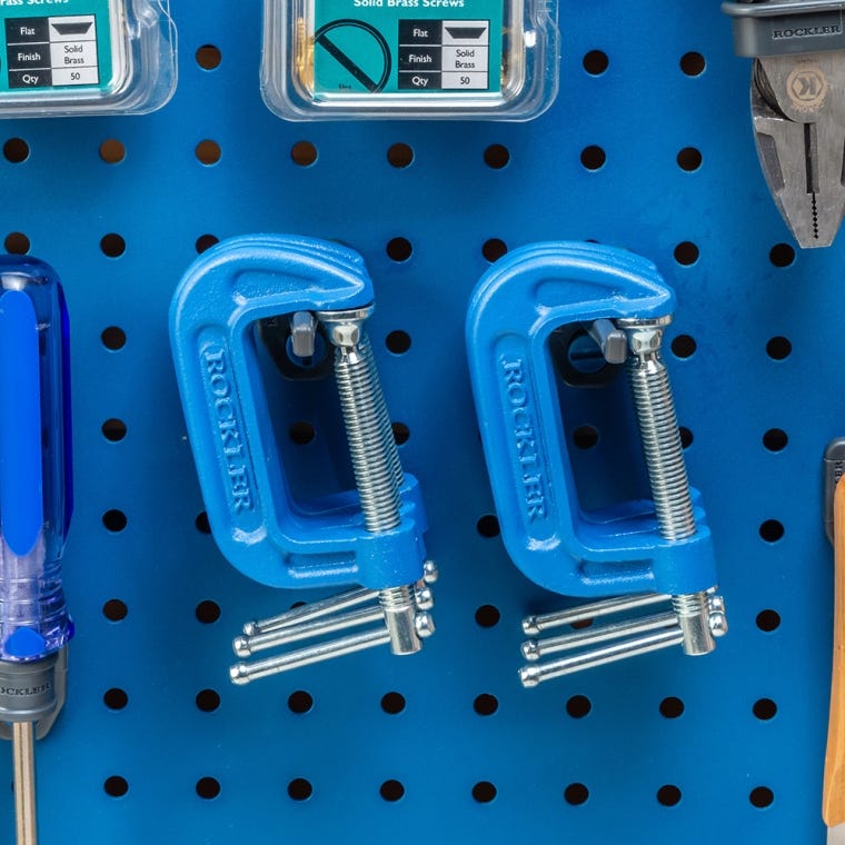 Rockler 2'' C-Clamps, 6-Pack - full pic 