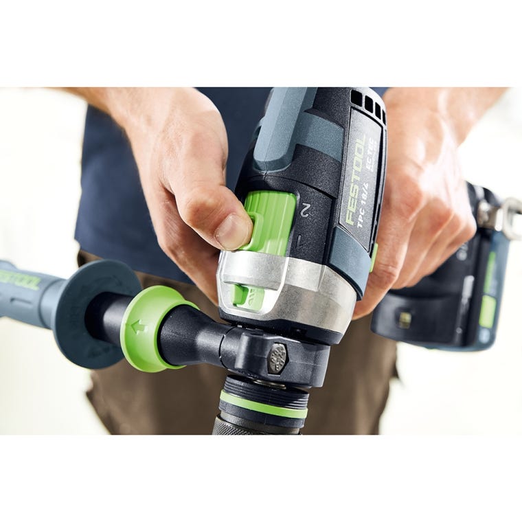 Festool Cordless Drill with Right-Angle Chuck, TPC 18/4 HPC 4,0 I-Set Quadrive (577626) - full pic 