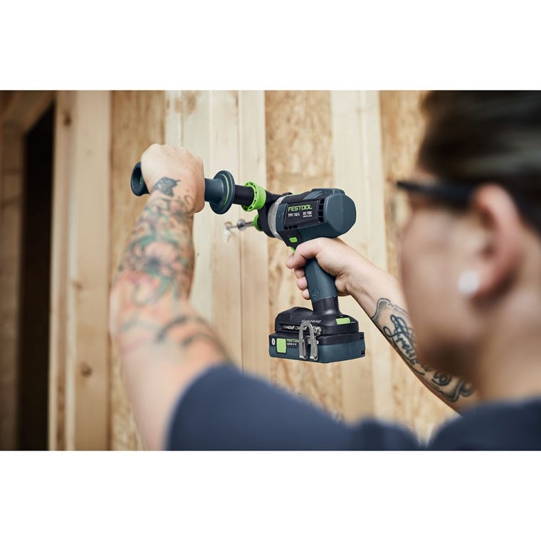 Festool Cordless Drill with Right-Angle Chuck, TPC 18/4 HPC 4,0 I-Set Quadrive (577626) - full pic 