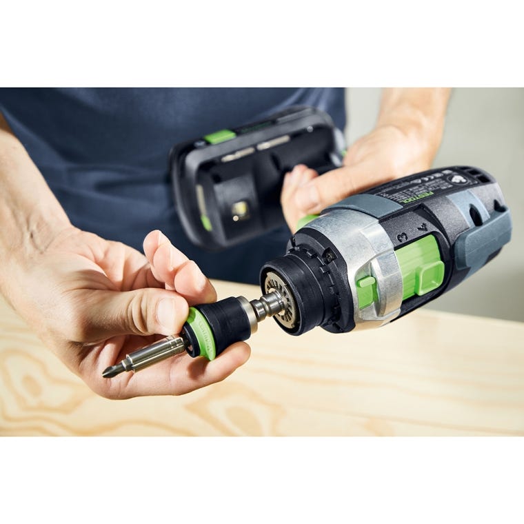 Festool Cordless Drill with Right-Angle Chuck, TPC 18/4 HPC 4,0 I-Set Quadrive (577626) - full pic 
