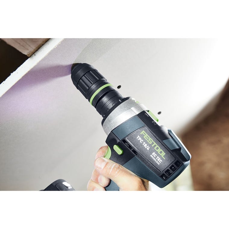 Festool Cordless Drill with Right-Angle Chuck, TPC 18/4 HPC 4,0 I-Set Quadrive (577626) - full pic 