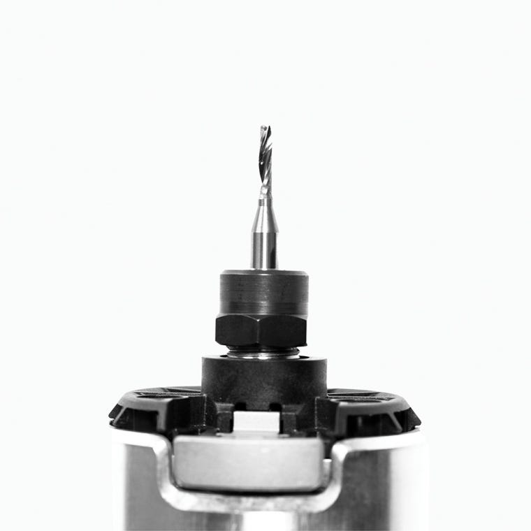 Shaper CNC 1/8'' x 1/2'' Up-Spiral O-Flute Router Bit - full pic 