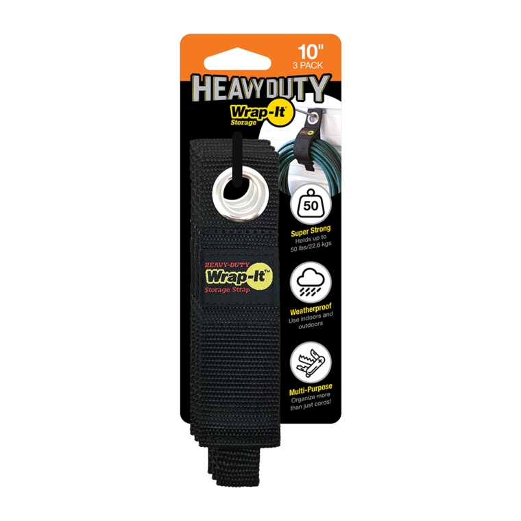 Wrap-It Heavy-Duty Hook-and-Loop Storage Straps with Grommets - full pic 