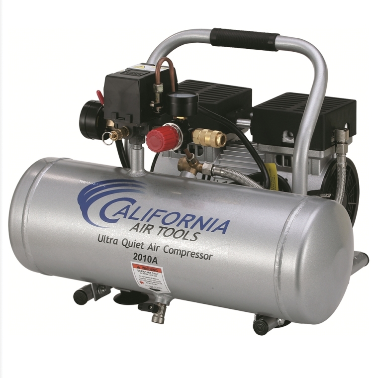 California Air Tools Ultra Quiet Air Compressor 2010A, 1HP, 2-Gallon - full pic 