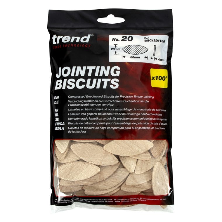 Trend Beech Biscuits, 100-Packs - full pic 