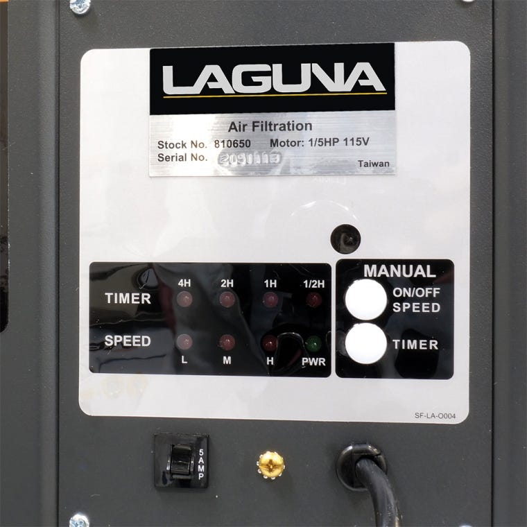 Laguna SuperMax A|Flux Air Filtration Unit - full pic 