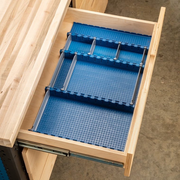 Rockler Lock-Align Drawer Organizer System, 13-Piece Starter Kit - full pic 