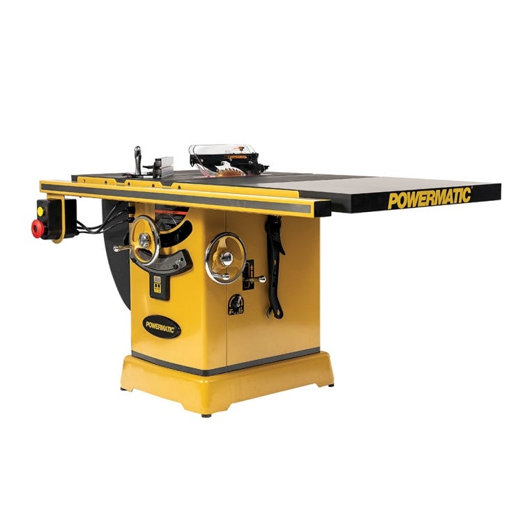 Powermatic ArmorGlide PM2000T 10'' Table Saw, 30'' Rip Accu-Fence, 5HP, 1PH, 230V - full pic 