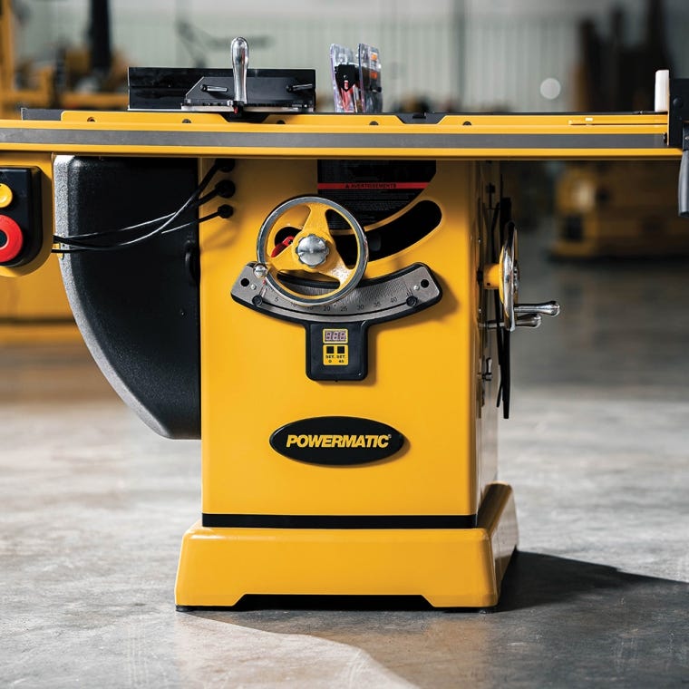 Powermatic ArmorGlide PM2000T 10'' Table Saw, 30'' Rip Accu-Fence, 5HP, 1PH, 230V - full pic 