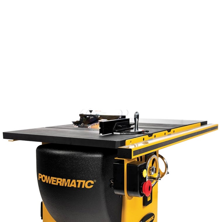 Powermatic ArmorGlide PM2000T 10'' Table Saw, 30'' Rip Accu-Fence, 5HP, 1PH, 230V - full pic 