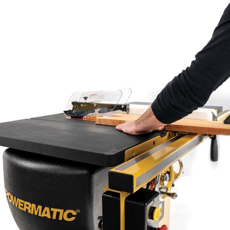 Powermatic ArmorGlide PM2000T 10'' Table Saw, 30'' Rip Accu-Fence, 5HP, 1PH, 230V - full pic 