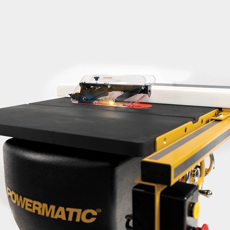 Powermatic ArmorGlide PM2000T 10'' Table Saw, 30'' Rip Accu-Fence, 5HP, 1PH, 230V - full pic 