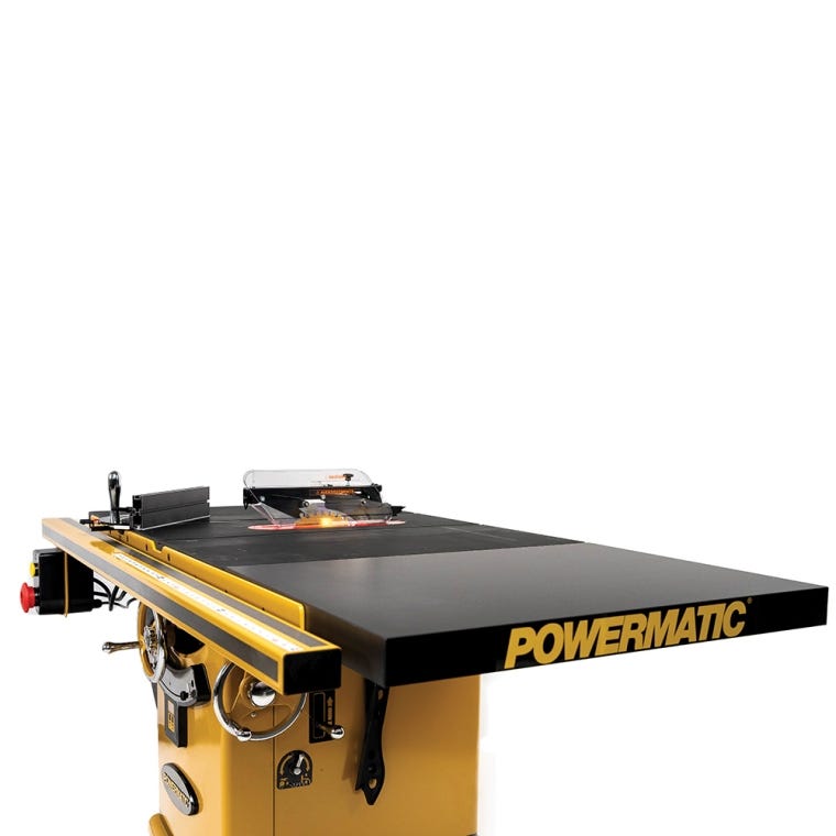 Powermatic ArmorGlide PM2000T 10'' Table Saw, 30'' Rip Accu-Fence, 5HP, 1PH, 230V - full pic 
