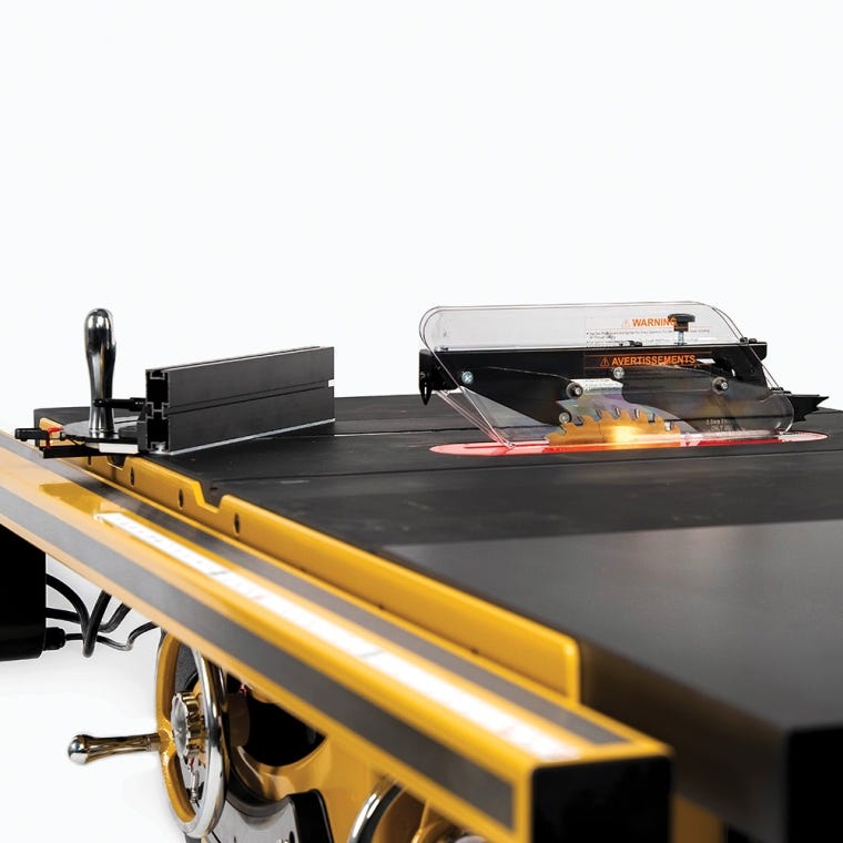 Powermatic ArmorGlide PM2000T 10'' Table Saw, 30'' Rip Accu-Fence, 5HP, 1PH, 230V - full pic 