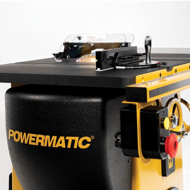 Powermatic ArmorGlide PM2000T 10'' Table Saw, 30'' Rip Accu-Fence, 5HP, 1PH, 230V - full pic 