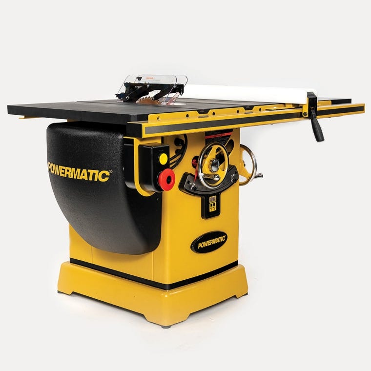 Powermatic ArmorGlide PM2000T 10'' Table Saw, 30'' Rip Accu-Fence, 5HP, 1PH, 230V - full pic 