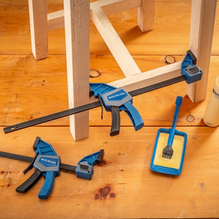 Rockler Medium-Duty One-Handed Bar Clamps - full pic 