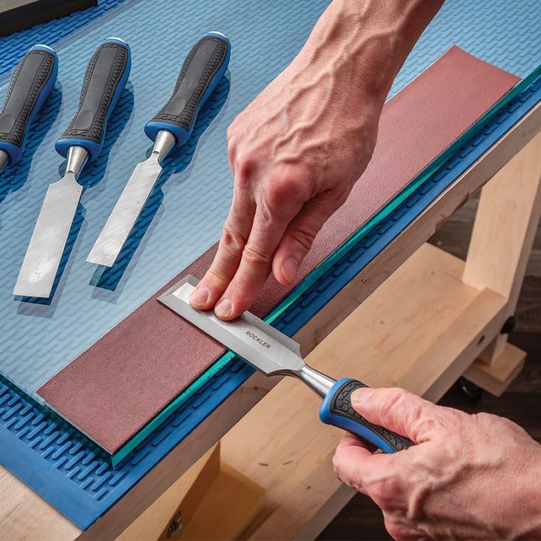 Rockler 2-3/4''W Pressure-Sensitive Adhesive Sanding Roll 3-Pack, 150-Grit, 240-Grit and 320-Grit - full pic 